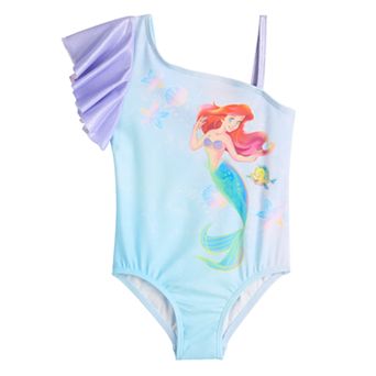 Disney's The Little Mermaid Ariel Toddler Girls One Shoulder One-Piece Swimsuit