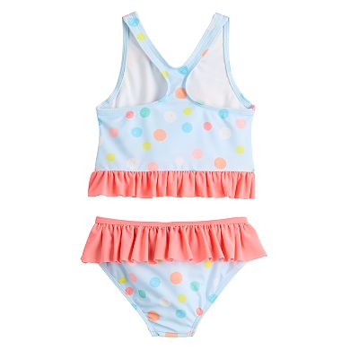 Toddler Girls Hello Kitty Ruffle Tankini Top