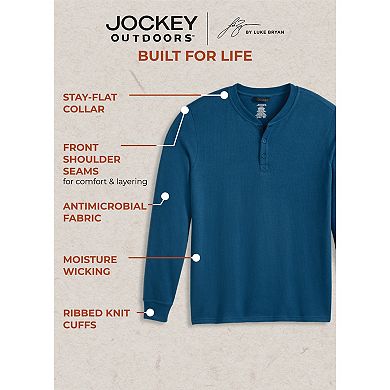 Jockey Outdoors™ by Luke Bryan Long Sleeve Henley