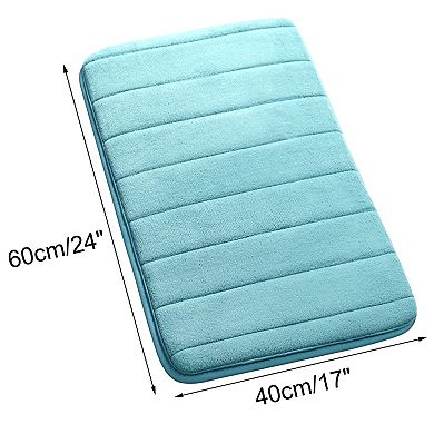 Memory Foam Bath Mat Absorbent Bathroom Rugs, 24" X 16"