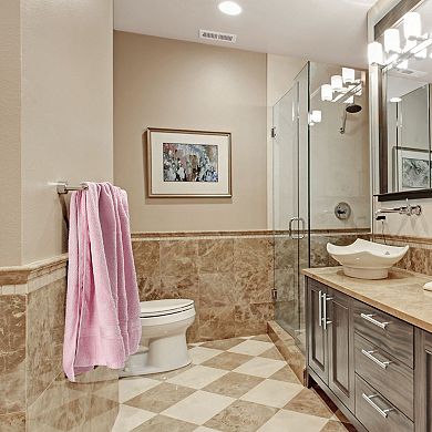 Bath Towels 2pcs Ribbed Luxury Bath Towel Set For Bathroom Super Soft And Absorbent