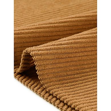 Plus Size Corduroy Shacket Jackets for Women Shirts Pocket Long Sleeves Tops