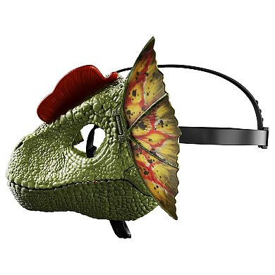 Mattel Jurassic World Dilophosaurus Role Play Mask with Sound & Water-Shooting Feature