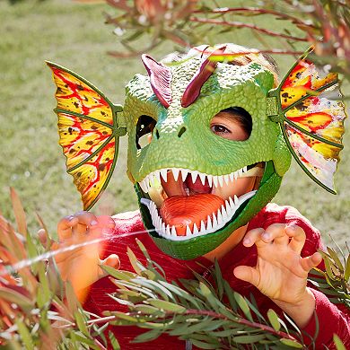 Mattel Jurassic World Dilophosaurus Role Play Mask with Sound & Water-Shooting Feature