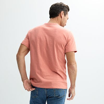 Men's Sonoma Goods For Life® Essential Short Sleeve Henley T-Shirt