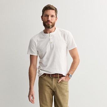 Men's Sonoma Goods For Life® Essential Short Sleeve Henley T-Shirt