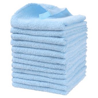 Cotton Lint Free Cleaning Cloth Rags Kitchen Towels for Dish Drying Washing 10" x 10" 12 Pack