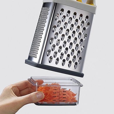 Joseph Joseph Multi-Grip Box Grater with Precision Food Holder