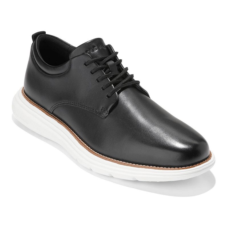 Cole Haan Grand+ Ultra Men's Leather Oxford Shoes, Size: 9.5, Black