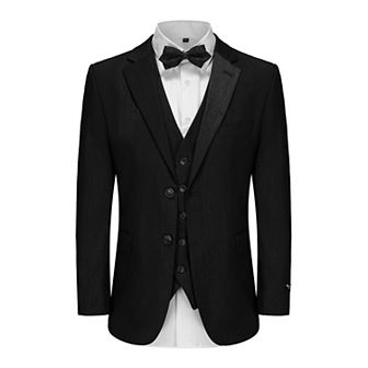 Men's 3 pc Classic Fit Performance Stretch Suit