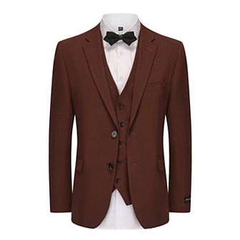 Men's 3 pc Classic Fit Performance Stretch Suit