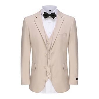 Men's 3 pc Classic Fit Performance Stretch Suit