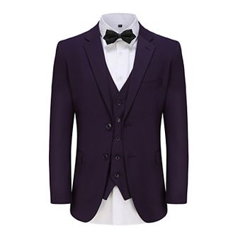 Men's 3 pc Classic Fit Performance Stretch Suit