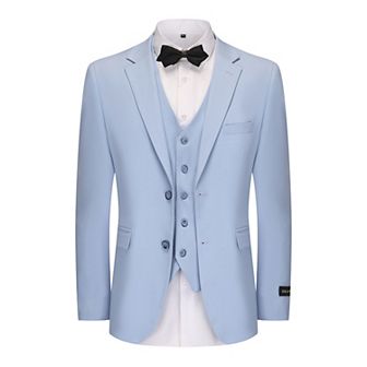 Men's 3 pc Classic Fit Performance Stretch Suit