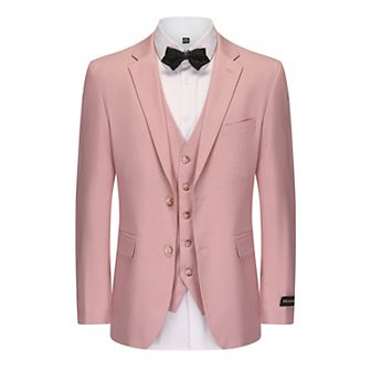 Men's 3 pc Classic Fit Performance Stretch Suit