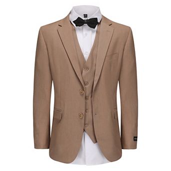 Men's 3 pc Classic Fit Performance Stretch Suit