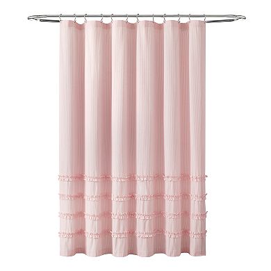Lush Decor 72" x 72" Vintage Stripe Yarn Dyed Cotton Shower Curtain