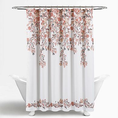 Lush Decor Tanisha Floral Shower Curtain