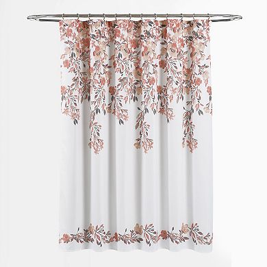 Lush Decor Tanisha Floral Shower Curtain