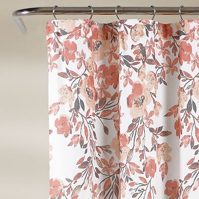 Lush Decor Tanisha Floral Shower Curtain