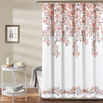 Lush Decor Tanisha Floral Shower Curtain