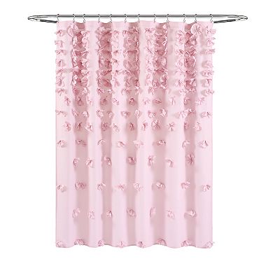 Lush Decor Riley 3D Floral Shower Curtain