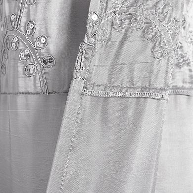 Lush Decor Maria Gray Shower Curtain