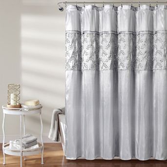 Lush Decor Maria Gray Shower Curtain