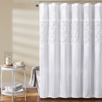 Lush Decor Maria Gray Shower Curtain