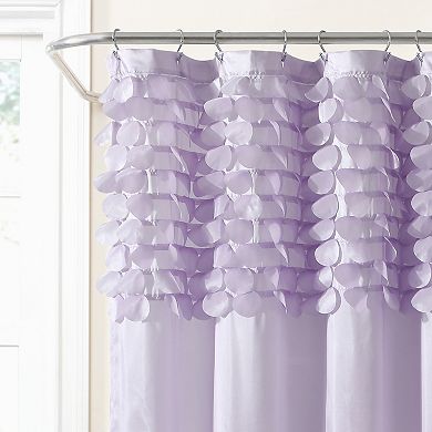 Lush Decor Lillian Lilac Shower Curtain