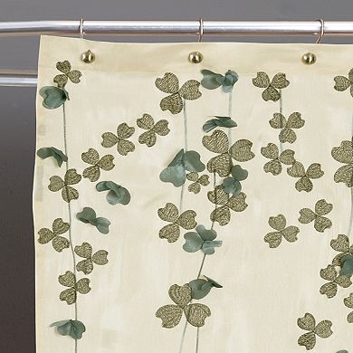 Lush Decor Flower Drops Shower Curtain