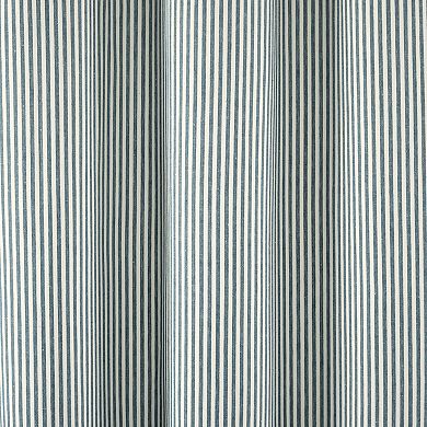 Lush Decor Farmhouse Vintage Stripe Yarn Shower Curtain