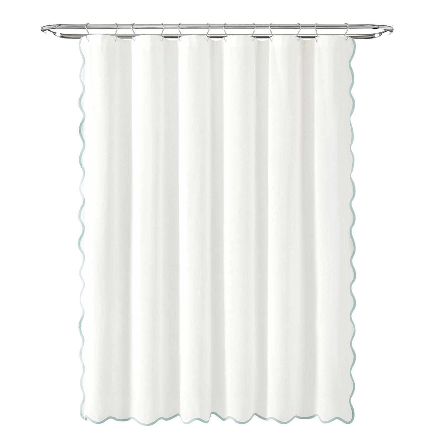 Lush Decor Scallop Edge Shower Curtain