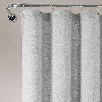 Lush Decor Boho Polka Dot Yarn Shower Curtain