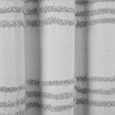 Lush Decor Boho Kendra Tufted Yarn Shower Curtain