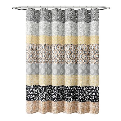 Lush Decor Bohemian Stripe Shower Curtain
