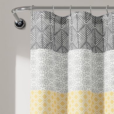 Lush Decor Bohemian Stripe Shower Curtain