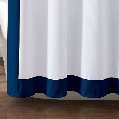 Lush Decor Block Border Shower Curtain