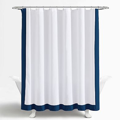 Lush Decor Block Border Shower Curtain