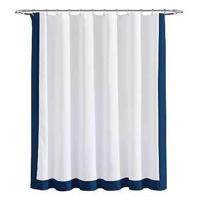 Lush Decor Block Border Shower Curtain