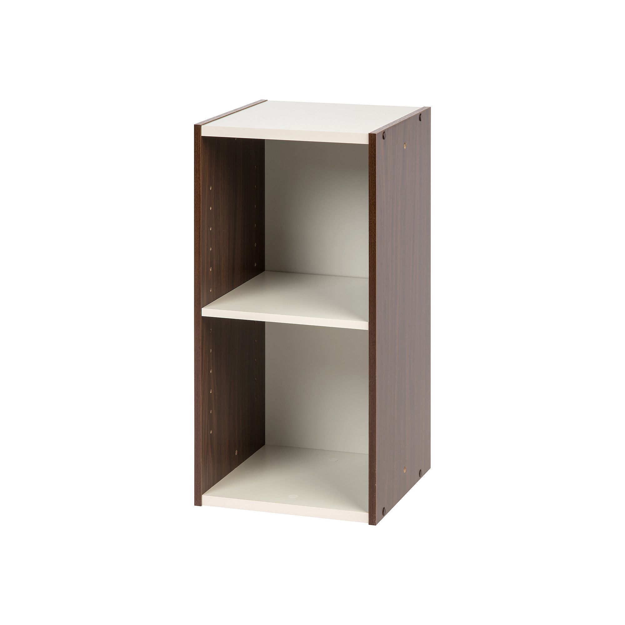 Iris Cube Shelf with Adjustable Shelf, Brown