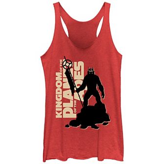 Juniors' Kingdom Of The Planet Of The Apes Victory Racerback Tank Top