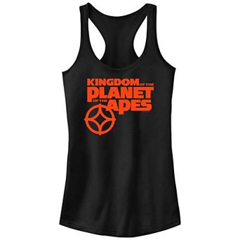 Juniors' Kingdom Of The Planet Of The Apes Symbol Racerback Tank Top