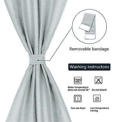 Elegant Blackout Curtain Rod Sliding Door Drape