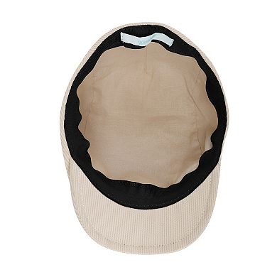 Men's Wembley Corduroy Flat Top Ivy Cap