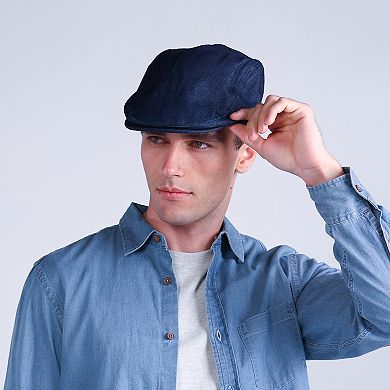 Men's Wembley Flat Top Denim Ivy Cap