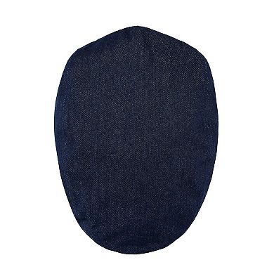 Men's Wembley Flat Top Denim Ivy Cap