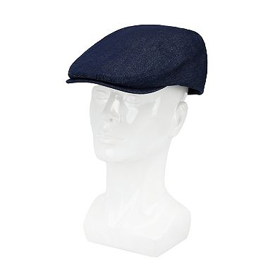 Men's Wembley Flat Top Denim Ivy Cap