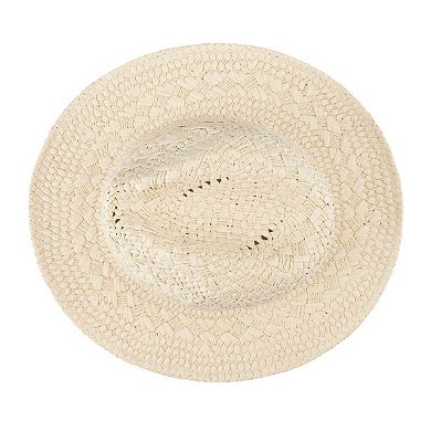 Men's Wembley Open Weave Straw Panama Hat