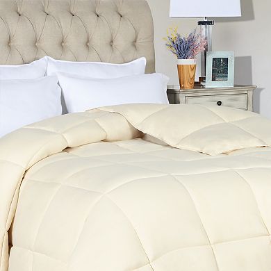 SUPERIOR Solid Reversible Down Alternative Comforter